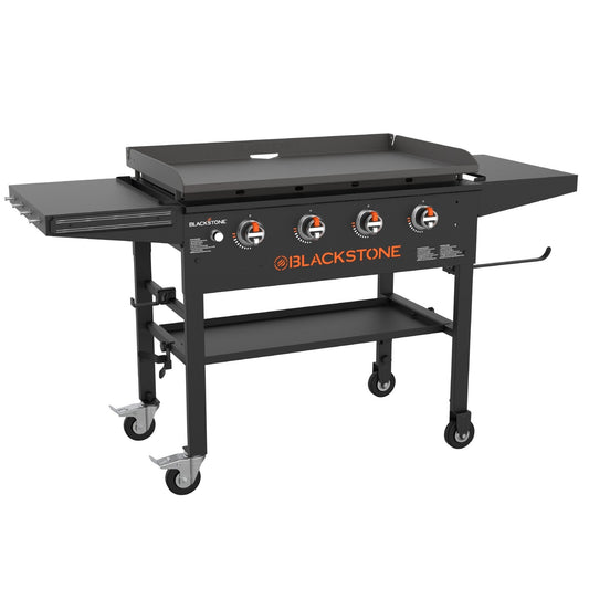 🔥 Blackstone 36" 4-Burner Outdoor Griddle Cooking Station w/ Hard Cover – Perfect for BBQ & Backyard Feasts