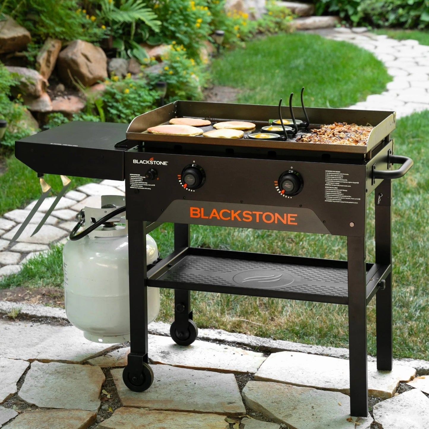 🔥 Blackstone 28" 2-Burner Omnivore Griddle – Perfect for Outdoor Cooking & Easy Cleanup