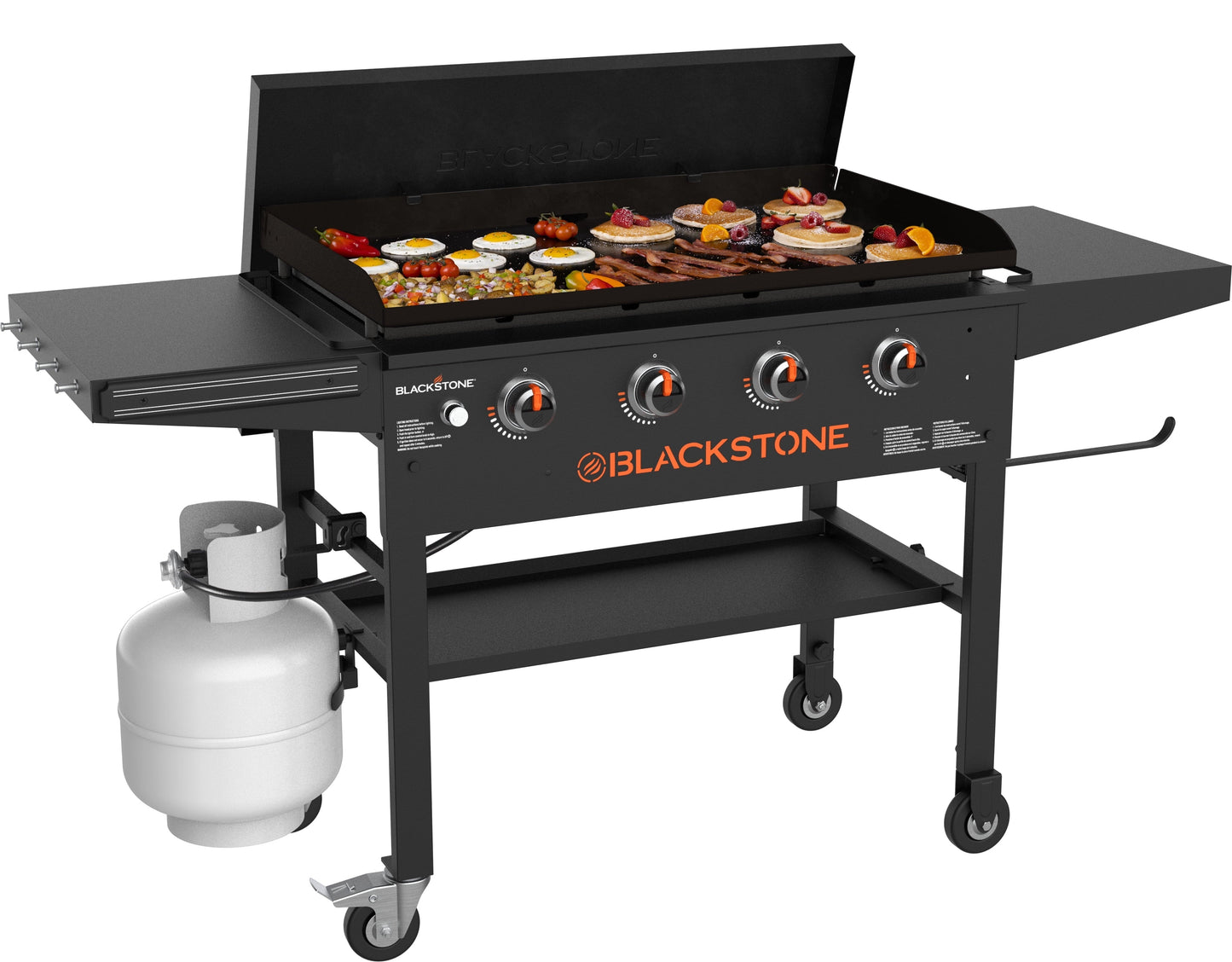 🔥 Blackstone 36" 4-Burner Outdoor Griddle Cooking Station w/ Hard Cover – Perfect for BBQ & Backyard Feasts
